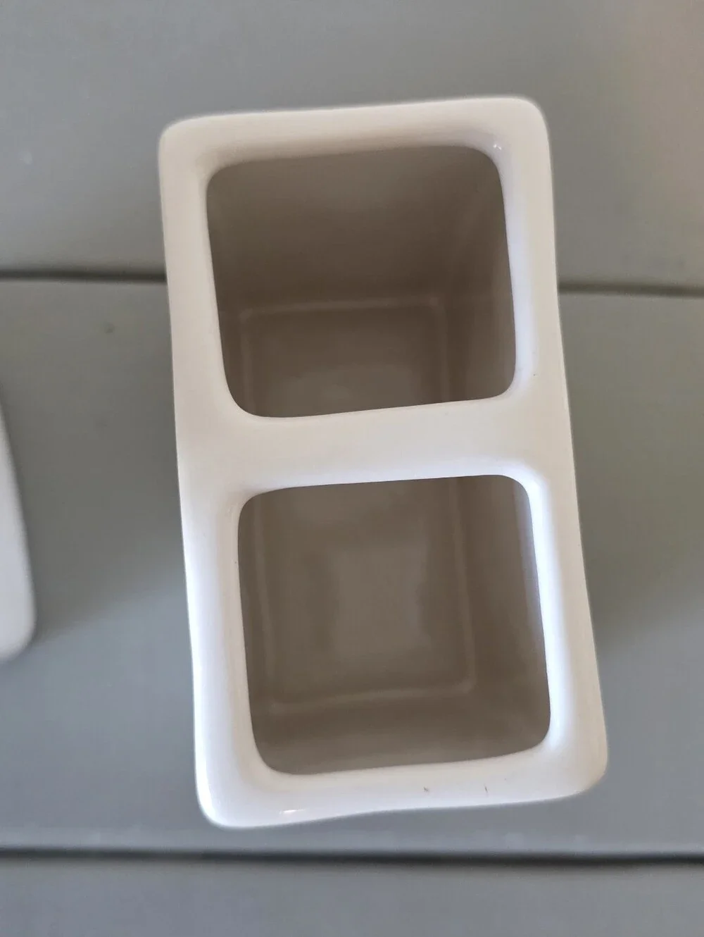 Rae Dunn Soap Dispenser & Brushes Holder